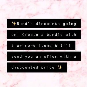 Bundle discounts going on! ✨💕